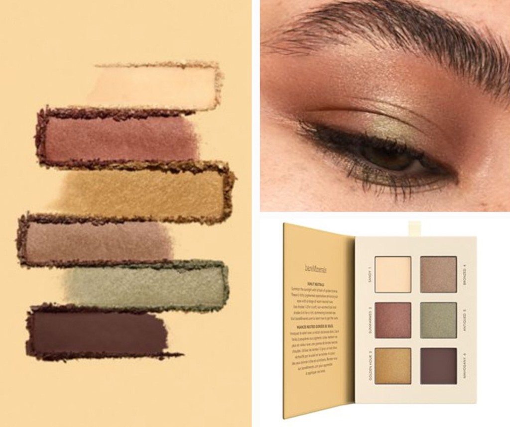 An image of deep autumn colors inspired eyeshadow